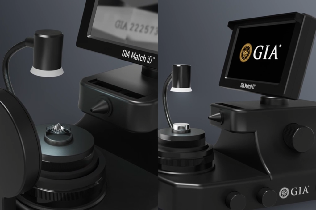 GIA Match iD device used to verify certified diamonds during appraisal