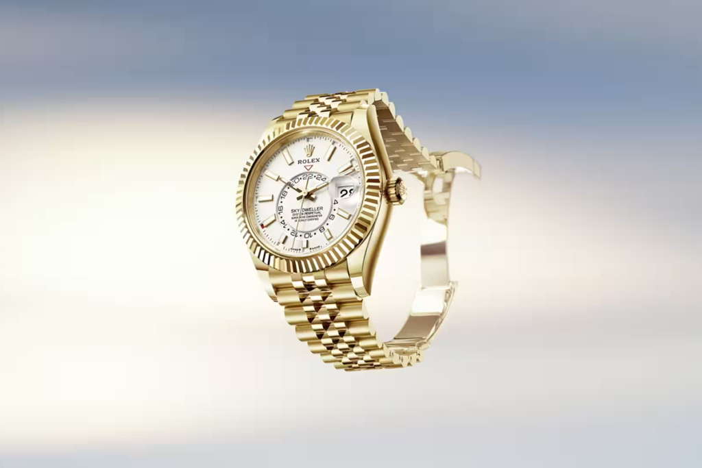 Gold Rolex watch as a luxury last-minute gift idea